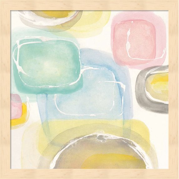 Great Art Now Colorful Squares II by Chris Paschke Framed Wall Art 13"W x 13"H