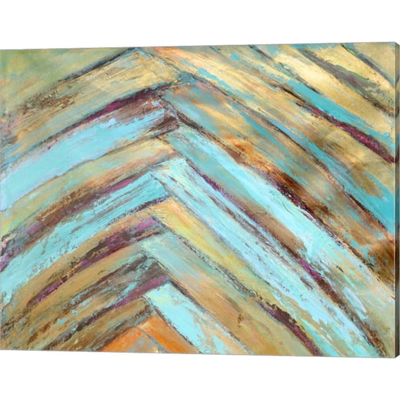 Great Art Now Crazy Fronds Diptych I by Suzanne Wilkins, Canvas Wall Art, 20W x 16H