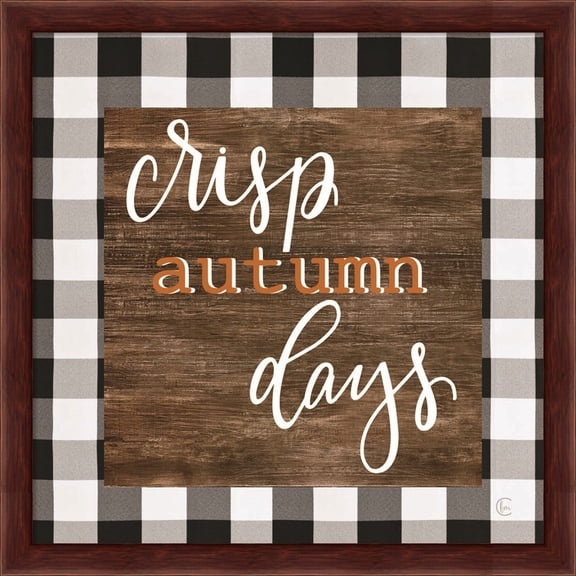 Great Art Now Crisp Autumn Days by Fearfully Made Creations, Framed Wall Art, 13.25W x 13.25H