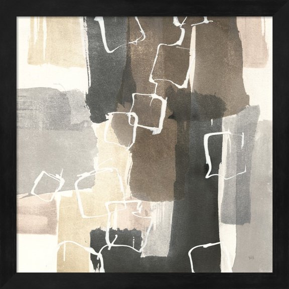 Great Art Now Dancing Squares II by Chris Paschke Framed Wall Art 13"W x 13"H