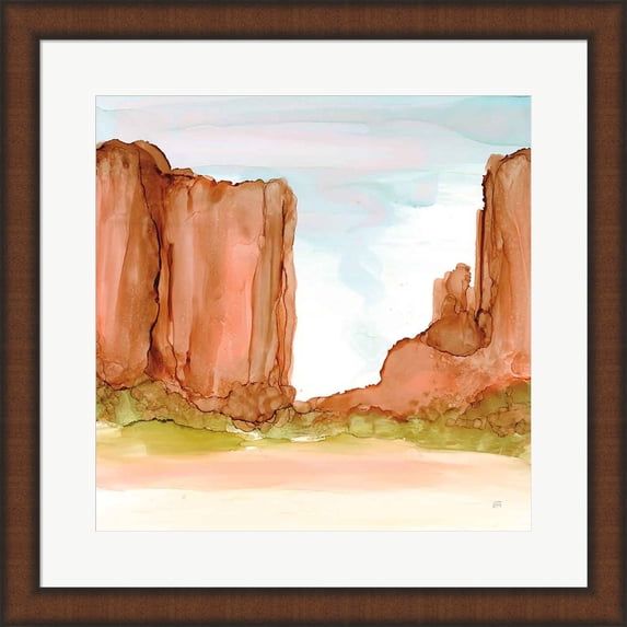 Great Art Now Desertscape VI by Chris Paschke, Framed Wall Art, 19.75W x 19.75H