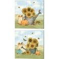thumbnail image 1 of Great Art Now Fall Sunshine A by Tara Reed 2 Piece Canvas Art Set Each 14"W x 14H", 1 of 3