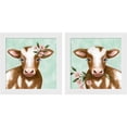 thumbnail image 1 of Great Art Now Farmhouse Cow by Elizabeth Tyndall, 2 Piece Framed Art Set Each 14"W x 14"H, 1 of 1