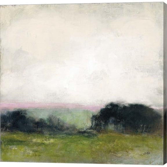 Great Art Now First View of the Water with Pink by Julia Purinton, Canvas Wall Art, 24W x 24H