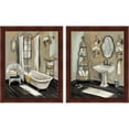 thumbnail image 1 of Great Art Now French Bath Black by Silvia Vassileva, 2 Piece Framed Art Set Each 9.25"W x 11.25"H, 1 of 3