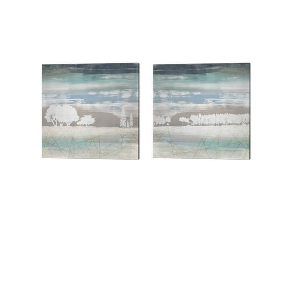 Great Art Now From the Earth by Louis Duncan-He 2 Piece Canvas Art Set Each 14W x 14H