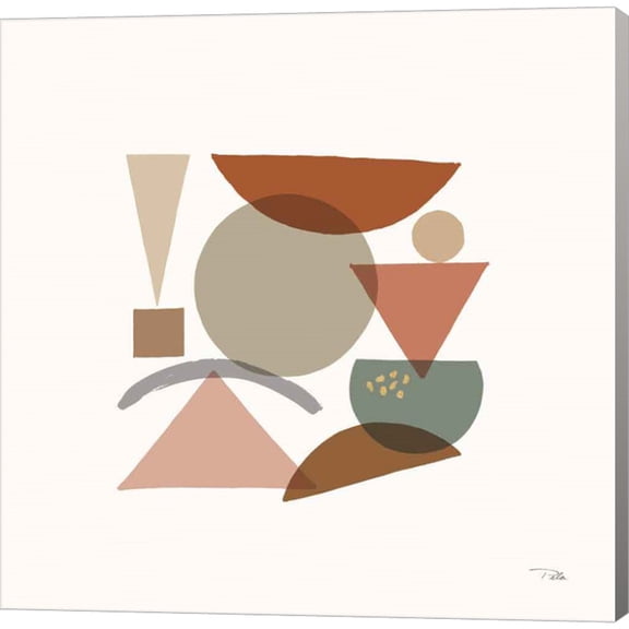 Great Art Now Geo Metrical III by Pela, Canvas Wall Art, 24W x 24H