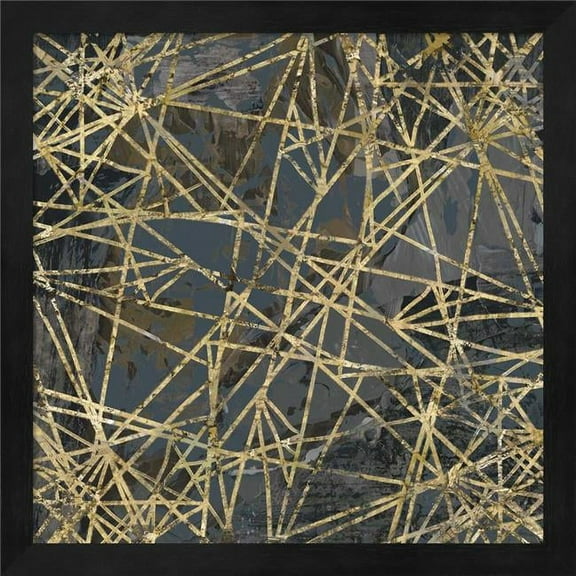 Great Art Now Geometric Gold III by Edward Selkirk Framed Wall Art 13"W x 13"H
