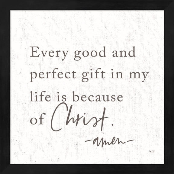 Great Art Now Gift from God by Lux + Me Designs, Framed Wall Art, 13.25W x 13.25H