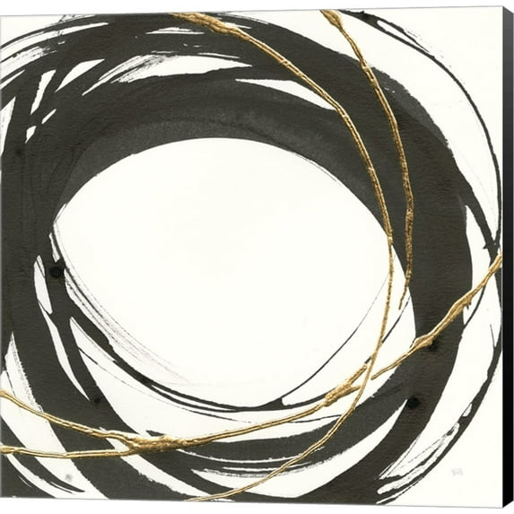 Great Art Now Gilded Enso III by Chris Paschke Canvas Wall Art