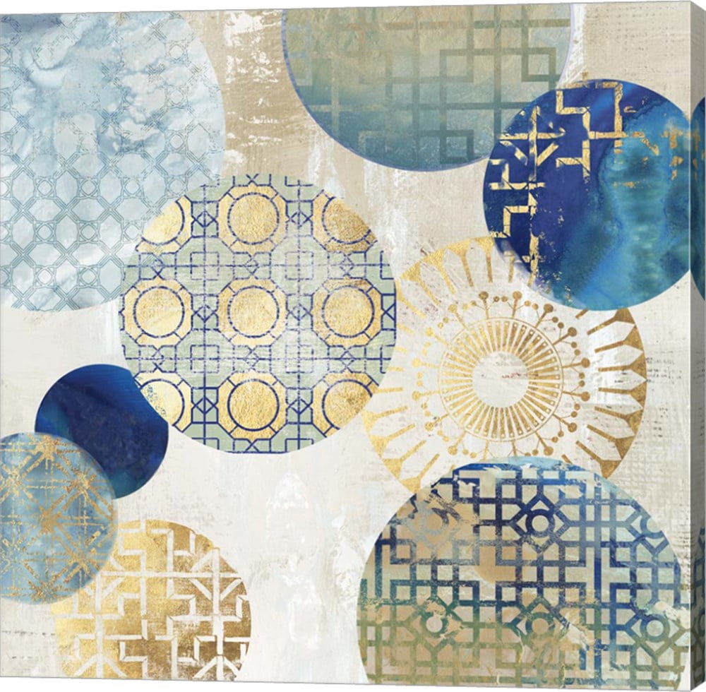 Great Art Now Gold Rings II by Aimee Wilson Canvas Wall Art - Walmart.com