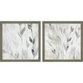 thumbnail image 1 of Great Art Now Gray Misty Leaves Square by Lanie Loreth, 2 Piece Framed Art Set Each 13"W x 13"H, 1 of 3