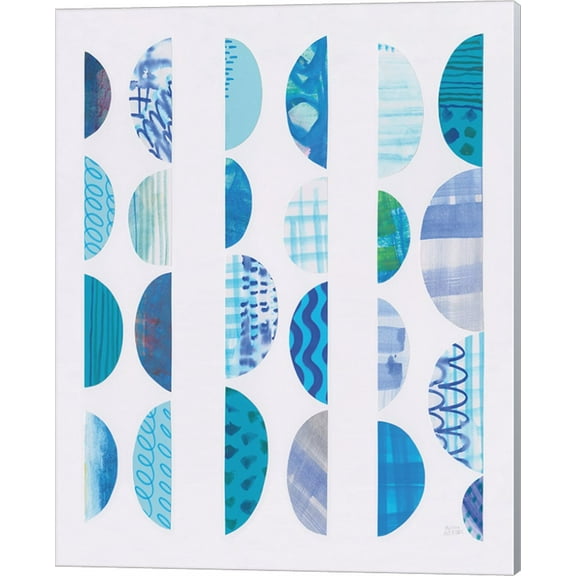 Great Art Now Half Moon Abstract II Vertical by Melissa Averinos Canvas Wall Art 16W x 20H