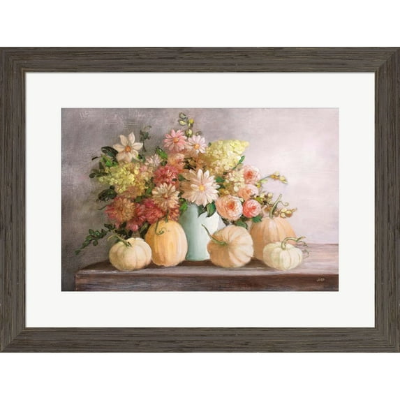 Great Art Now Harvest Bouquet by Julia Purinton, Framed Wall Art, 25.5W x 19.5H