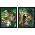 thumbnail image 1 of Great Art Now Hidden Jungle by Julia Purinton, 2 Piece Framed Art Set Each 9.25"W x 11.25"H, 1 of 3