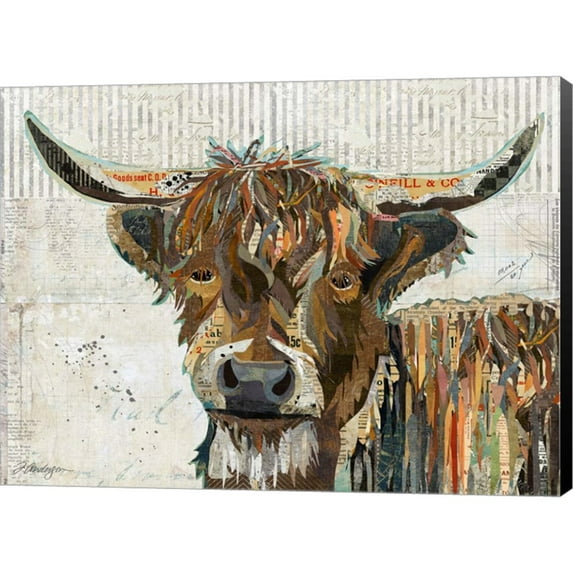 Great Art Now Highland Cow by Traci Anderson, Canvas Wall Art, 16W x 12H