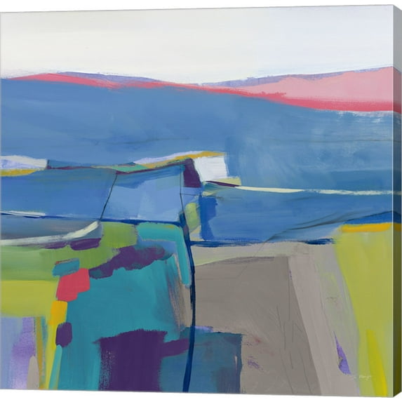 Great Art Now Hill Side Bright by Jo Maye Canvas Wall Art