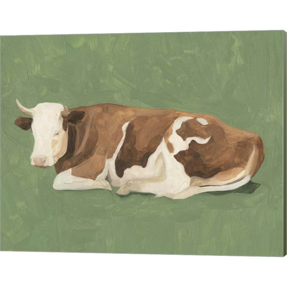 Great Art Now How Now Brown Cow I by Emma Scarvey, Canvas Wall Art, 20W x 16H