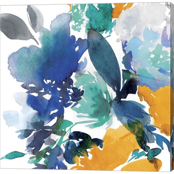Great Art Now Indigo Flower II by Isabelle Z Canvas Wall Art