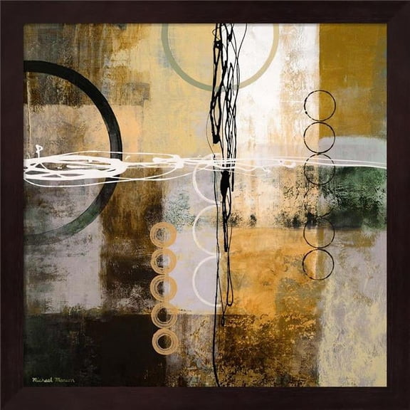 Great Art Now Intersect II by Michael Marcon Framed Wall Art 13"W x 13"H