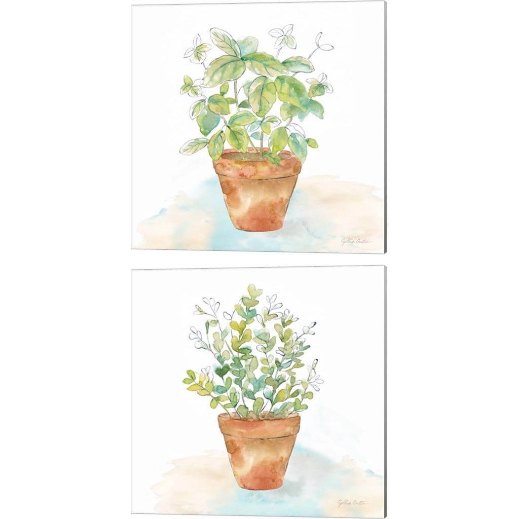 Great Art Now Let it Grow D by Cynthia Coulter 2 Piece Canvas Art Set ...