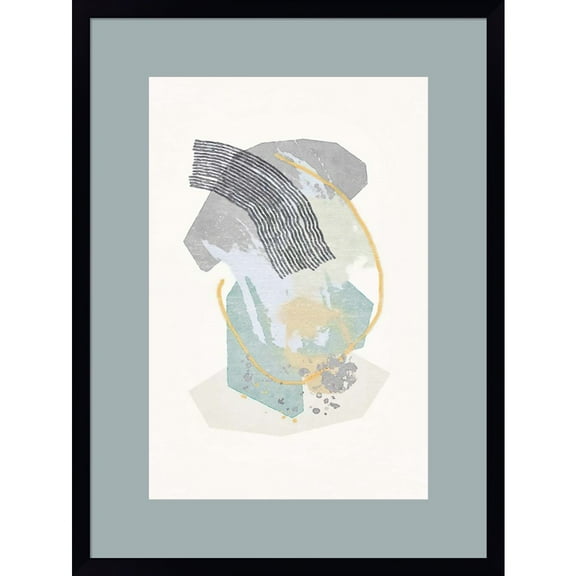 Great Art Now Lichen Rocks No. 1 by Suzanne Nicoll, Framed Wall Art, 18W x 24H