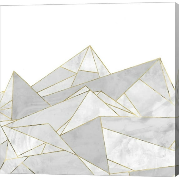 Great Art Now Marbled Geo Mountains I by Posters International Studio Canvas Wall Art
