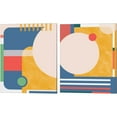 thumbnail image 1 of Great Art Now Modern Glam Vallarta Blue by Megan Gallagher 2 Piece Canvas Art Set Each 12"W x 15"H, 1 of 3
