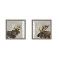 thumbnail image 1 of Great Art Now Moose Tails by Aimee Wilson, 2 Piece Framed Art Set Each 13.5W x 13.5H, 1 of 4