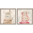 thumbnail image 1 of Great Art Now Native Bear & Ballerina Bear by Natalie Timbrook, 2 Piece Framed Art Set Each 13"W x 13"H, 1 of 3