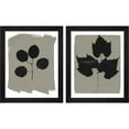 thumbnail image 1 of Great Art Now Nature by the Lake Leaves Gray by Piper Rhue, 2 Piece Framed Art Set Each 9.25"W x 11.25"H, 1 of 4