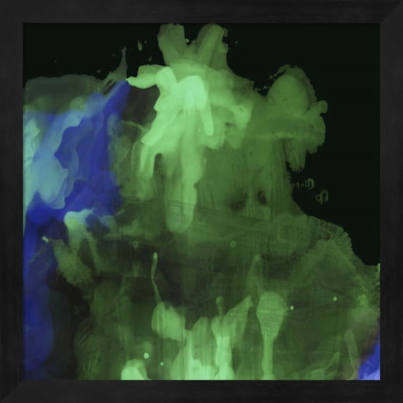 Great Art Now Neon Spill II by Posters International Studio Framed Wall Art 13"W x 13"H