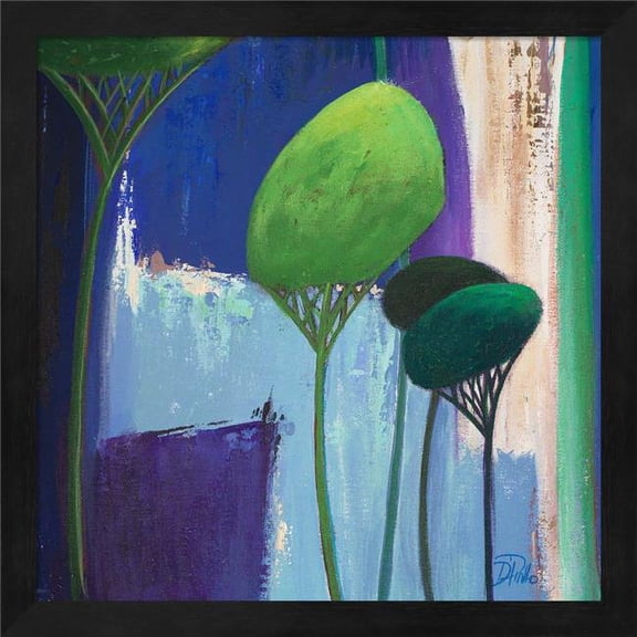 Great Art Now Night Is Coming II by Patricia Pinto Framed Wall Art 13"W x 13"H