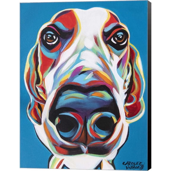 Great Art Now Nosey Dog I by Carolee Vitaletti, Canvas Wall Art, 25.5W x 34H