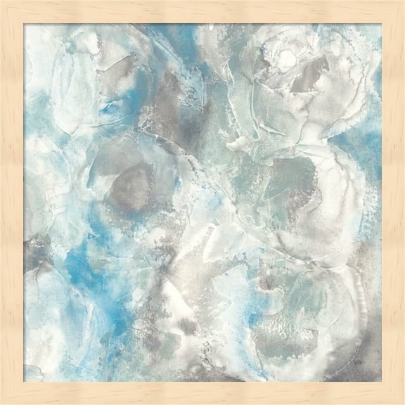 Great Art Now Pale Blue Circles I by Chris Paschke Framed Wall Art 13"W x 13"H