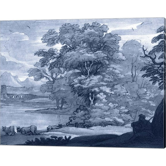 Great Art Now Pastoral Toile II by Claude Lorrain, Canvas Wall Art, 20W x 16H