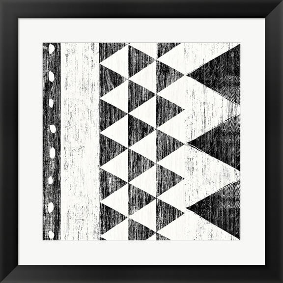 Great Art Now Patterns of the Savanna I BW by Moira Hershey Framed Wall Art 20"W x 20"H