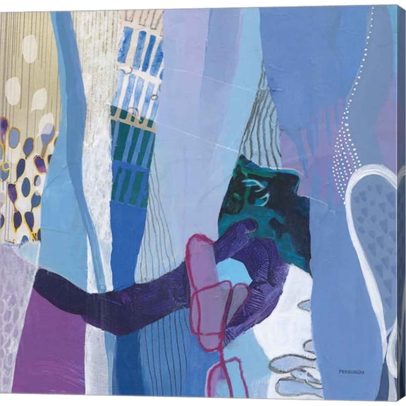 Great Art Now Periwinkle by Kathy Ferguson, Canvas Wall Art, 24W x 24H