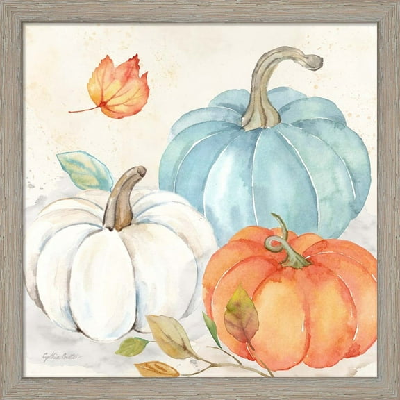 Great Art Now Pumpkin Patch I by Cynthia Coulter, Framed Wall Art, 13W x 13H