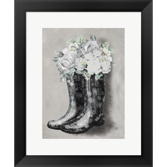 Great Art Now Rain Fall Blooms 2 by Marcus Prime, Framed Wall Art, 14.75W x 17.75H