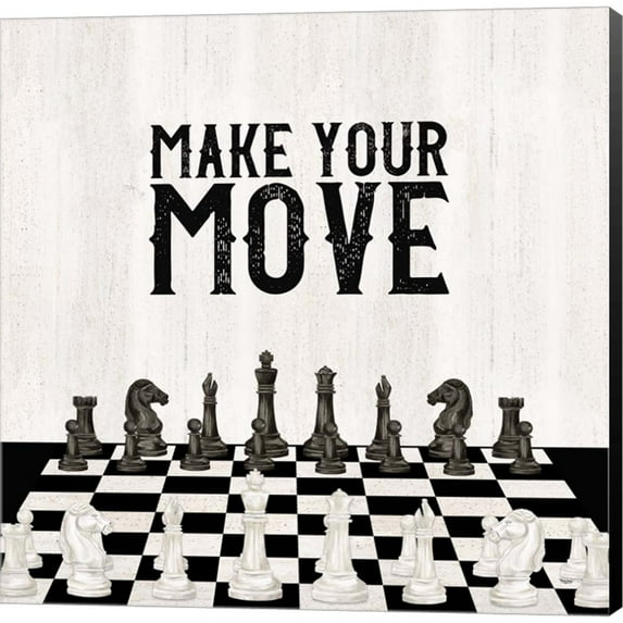 Great Art Now Rather be Playing Chess IV-Your Move by Tara Reed, Canvas Wall Art, 12W x 12H
