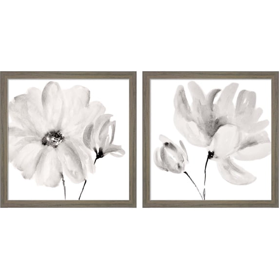 Great Art Now Rise With The Sun Square by Lanie Loreth, 2 Piece Framed Art Set Each 13"W x 13H