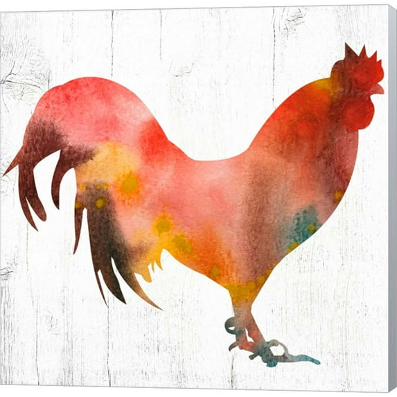 Great Art Now Rooster I by Valerie Wieners, Canvas Wall Art, 12W x 12H