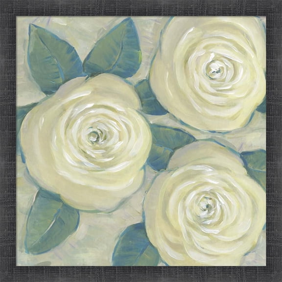 Great Art Now Roses in Bloom II by Timothy O'Toole, Framed Wall Art, 17.5W x 17.5H