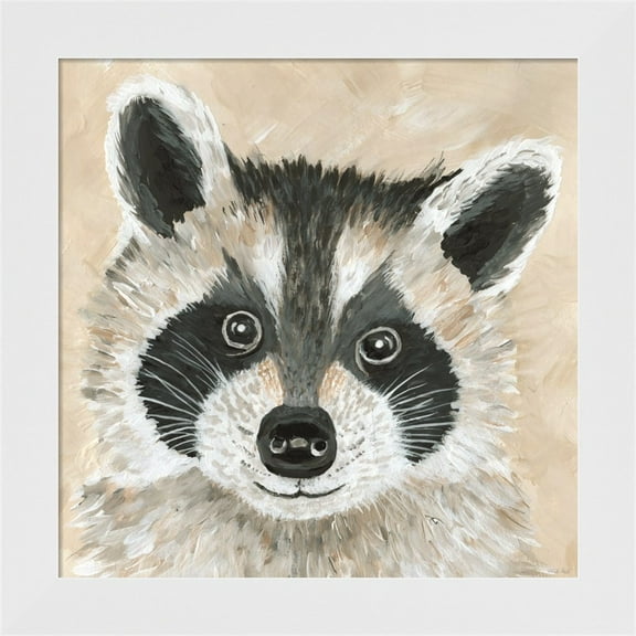 Great Art Now Roxie the Raccoon by Cindy Jacobs, Framed Wall Art, 14W x 14H