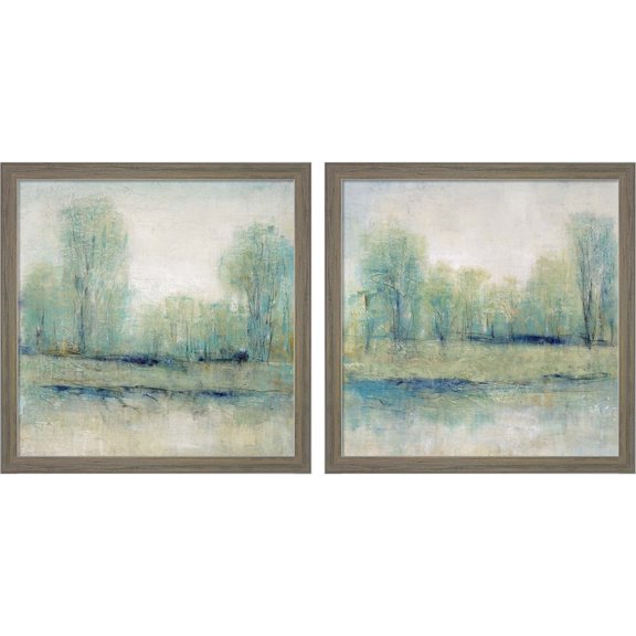 Great Art Now Seclusion by Timothy O'Toole, 2 Piece Framed Art Set Each 13"W x 13"H