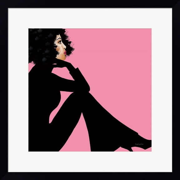 Great Art Now She is Everything I by Mercedes Lopez Charro, Framed Wall Art, 17W x 17H