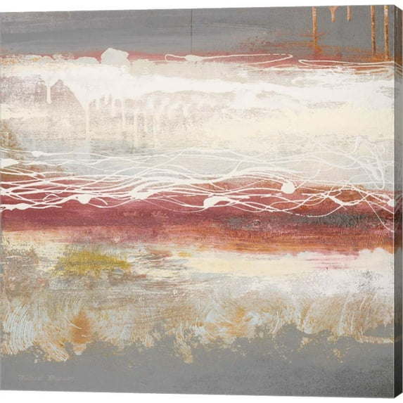 Great Art Now Silver Wahn Square by Michael Marcon Canvas Wall Art