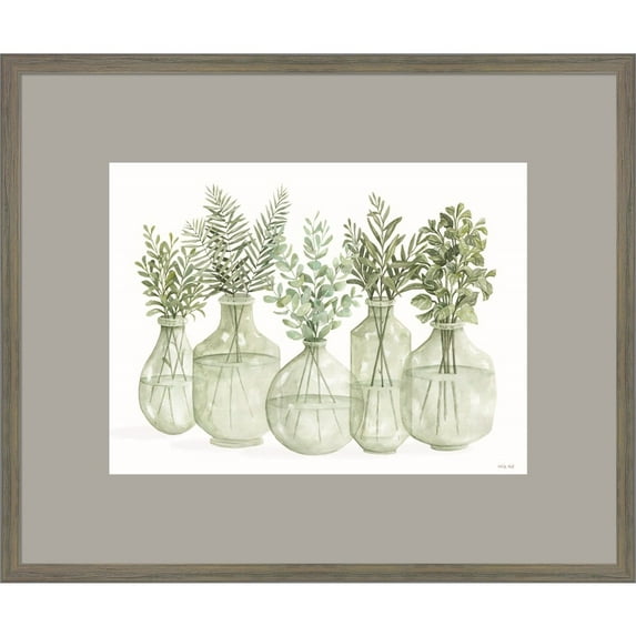 Great Art Now Simply Sage I by Cindy Jacobs, Framed Wall Art, 24W x 20H