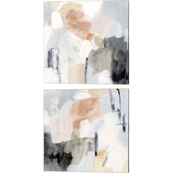 Great Art Now Singe by Victoria Barnes 2 Piece Canvas Art Set Each 14W x 14H